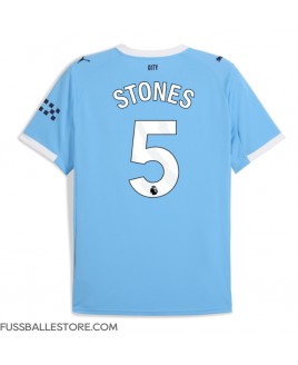 Günstige Manchester City John Stones #5 Heimtrikot 2025-26 Kurzarm